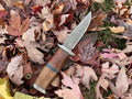 Ironwood Stalker TK-214 Damascus steel knife by Titan International Knives