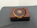 Leather and Brass coasters