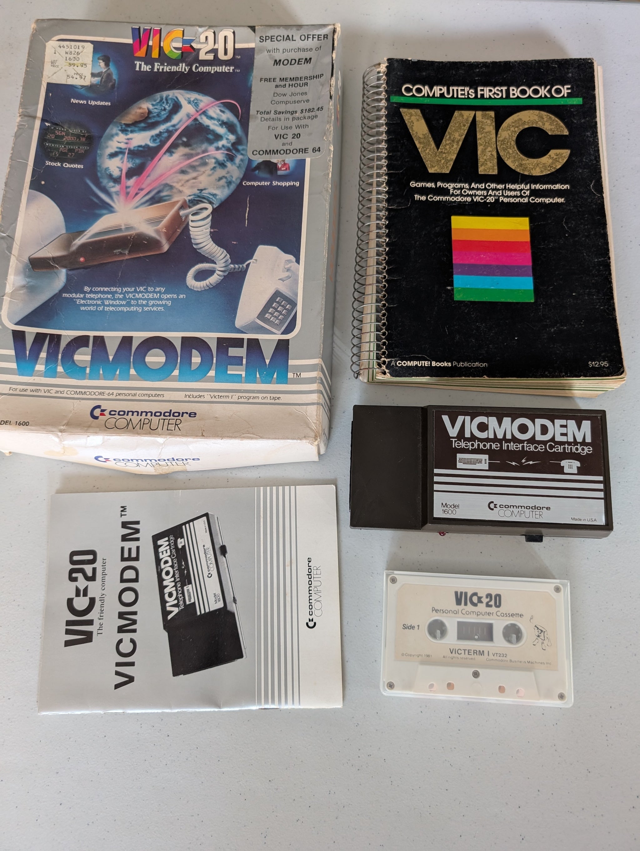 Commodore VIC 20 Vicmodem 1600 in Box