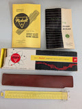 Pickett Model N904 ES 10" Slide Rule Early 60's Excellent w/Inst, Case, Paperwork
