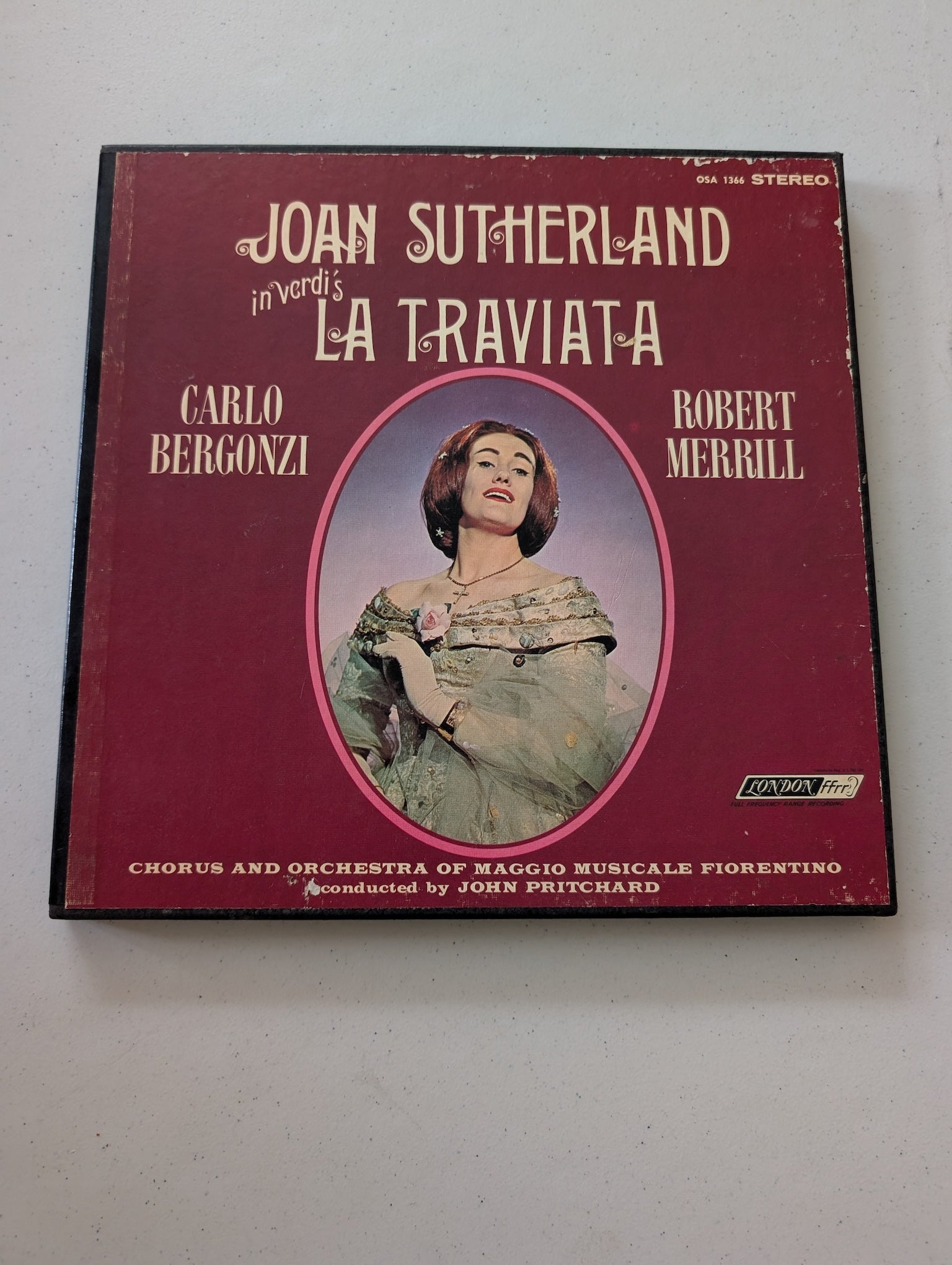JOAN SUTHERLAND, VERDI LA TRAVIATA -LONDON 3 LP & BOOK 1963 StereoPhonic OSA1366 (Vinyl Record LP Album)