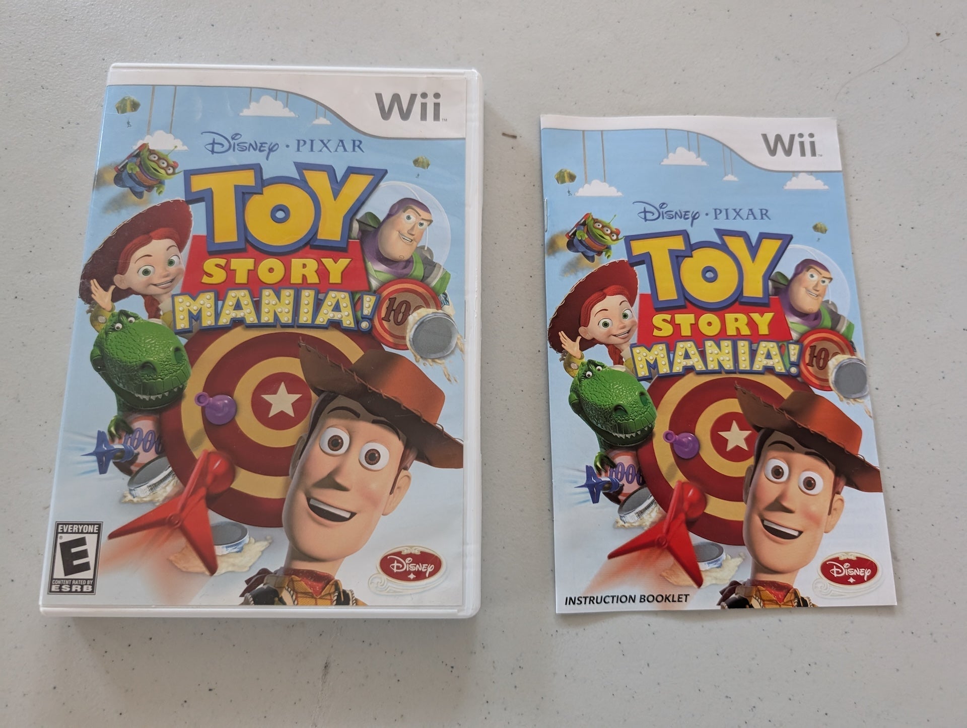 Toy Story Mania Nintendo Wii  manual and case only