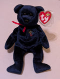 USA the Bear - Ty Beanie Baby (Blue, 2001, Plush Toy, Stuffed Animal, MWMT, Vintage, Retired)
