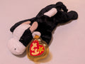 Daisy the Cow - Ty Beanie Baby (Black, White, 1994, Plush Toy, MWMT, Stuffed Animal, Vintage, Retired, Plushie)