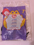 Spinner the Spider - McDonald's / Ty Teenie Beanie Baby (Black, Brown, Yellow, 2000, Plush Toy, Vintage, Stuffed Animal, Retired)