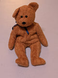 Bear Fuzz 1999 generation TY Beanie Baby (Vintage, Retired,VTG, Stuffed Animal, Plush, Toy)