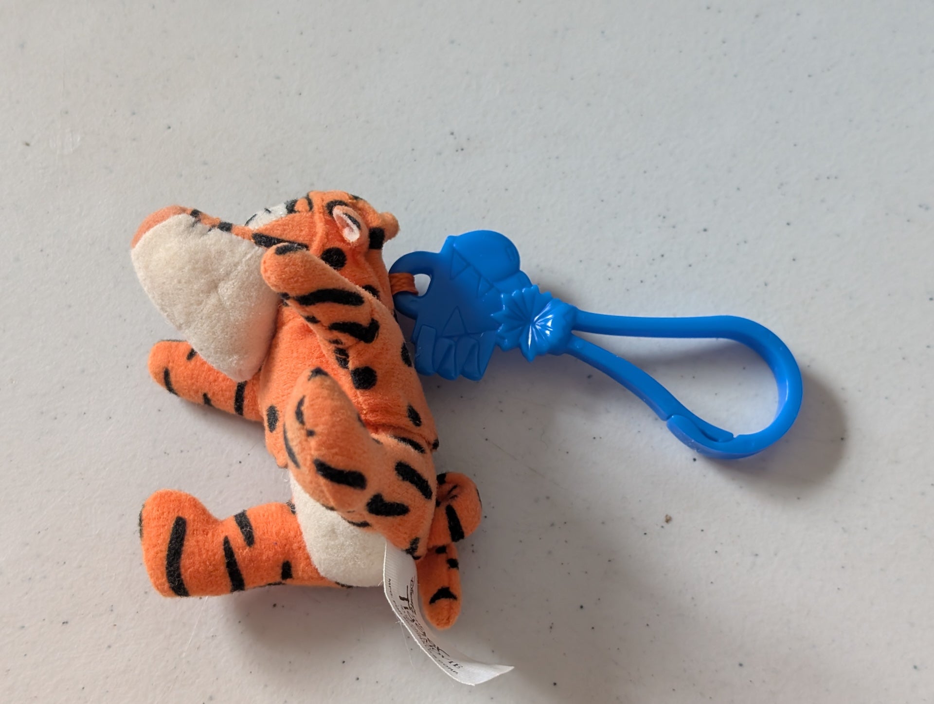 Winnie the Pooh Keychain - Tigger - McDonald's &  Disney Happy Meal Toy (Orange, 1999, Key chain)