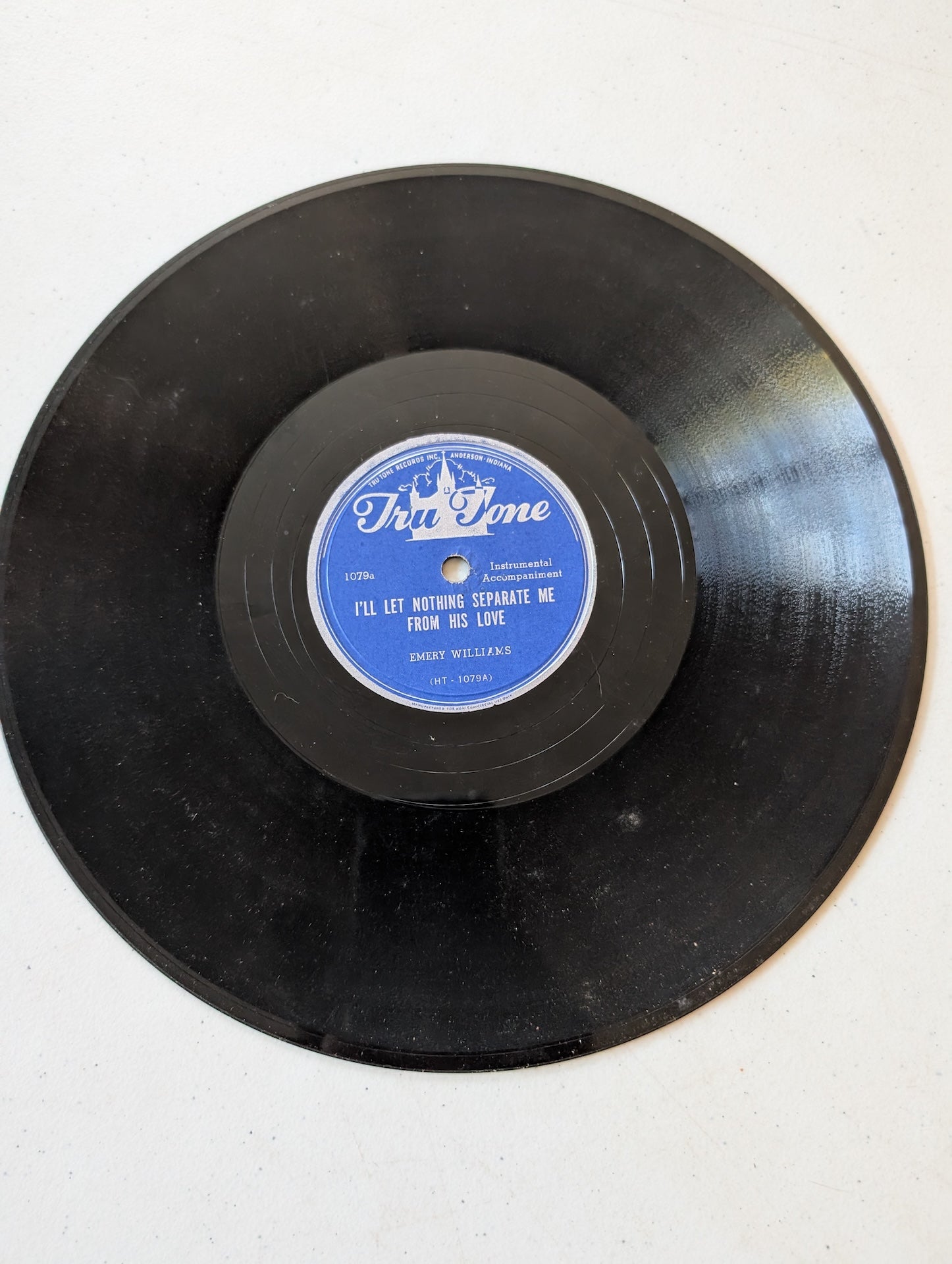 Emery Williams I'll Let Nothing Separate Me From His Love 78 RPM record