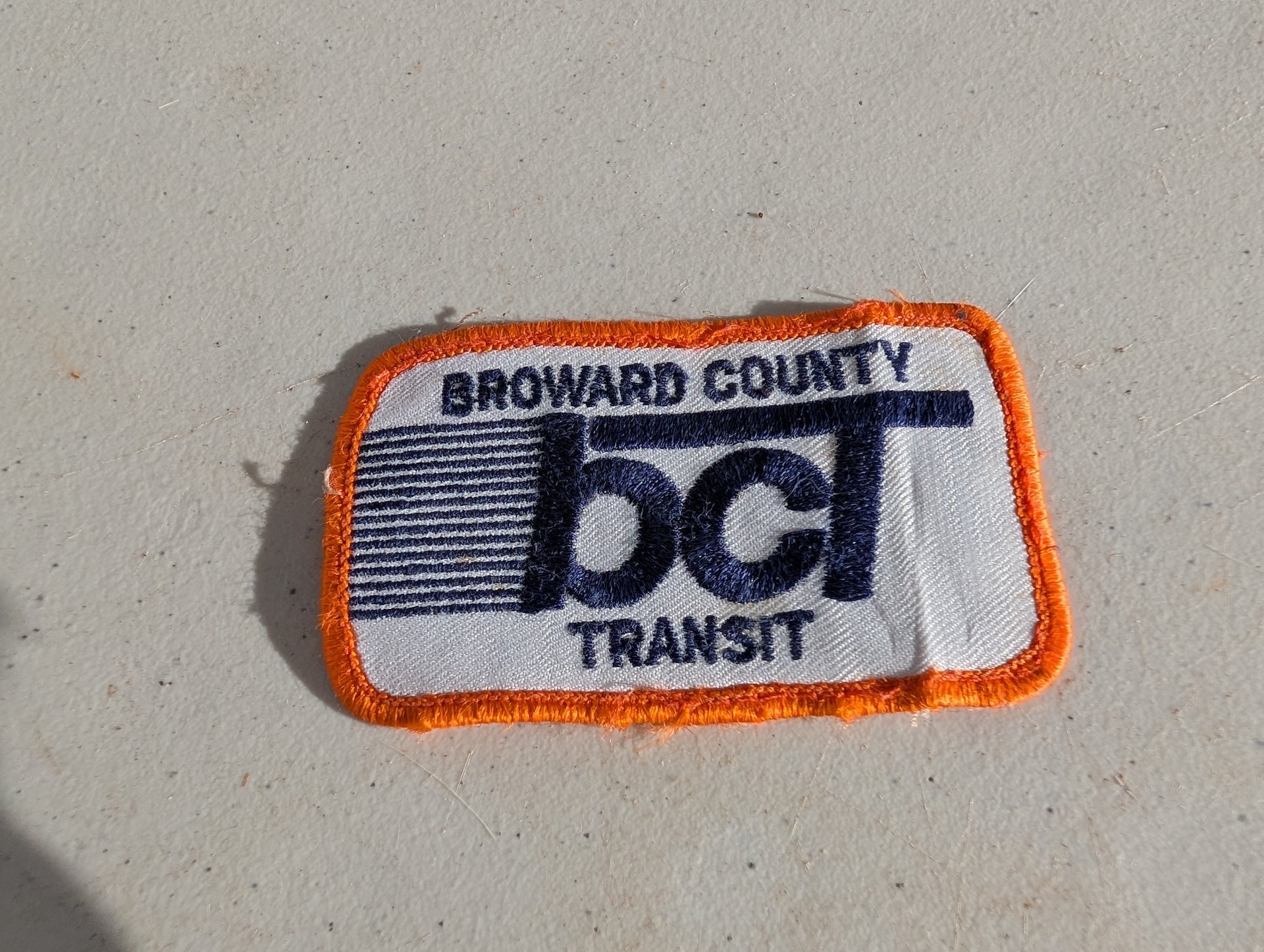 Broward County (Florida)  Transit Bus Patch Vintage