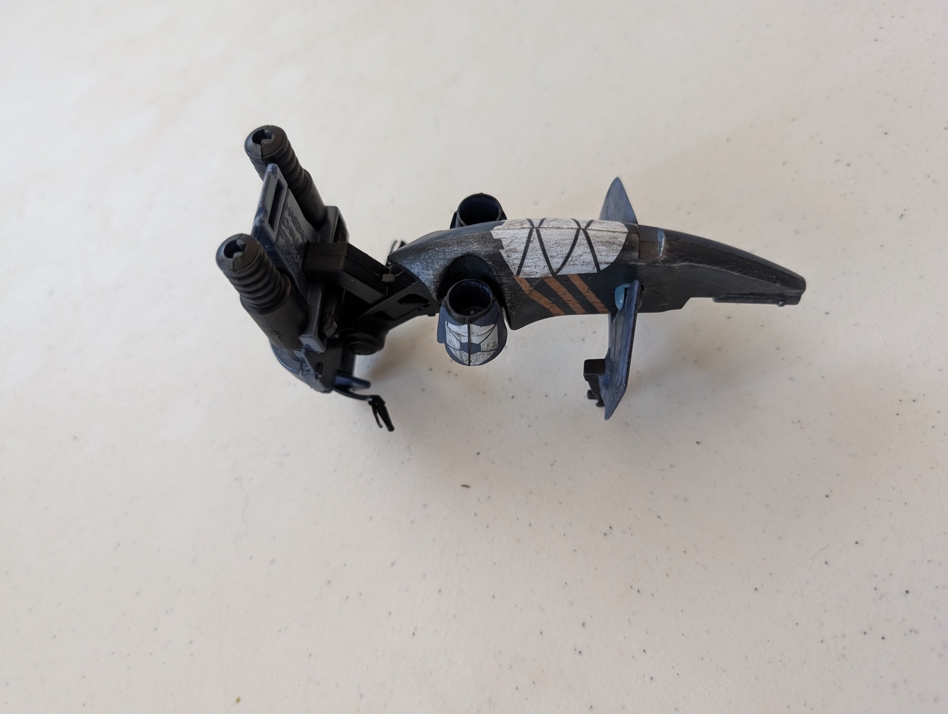 B'omarr Monastery Assault Blue STAP Speeder 1998 Star Wars  Hasbro (Vintage, Action Figure, Missing parts/accessories, Collectable, Toy)