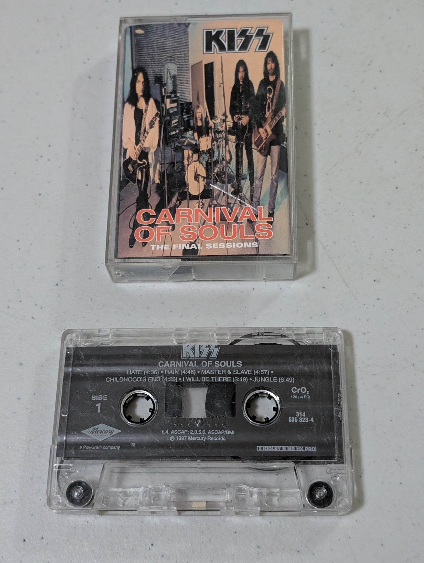 KISS Carnival Of Souls The Final Sessions Cassette Tape 1997 (Cassette, vintage, out of print)
