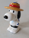 Snoopy Ceramic GONDALIER International Ornament (vintage, collectable, nostalgia, toy)