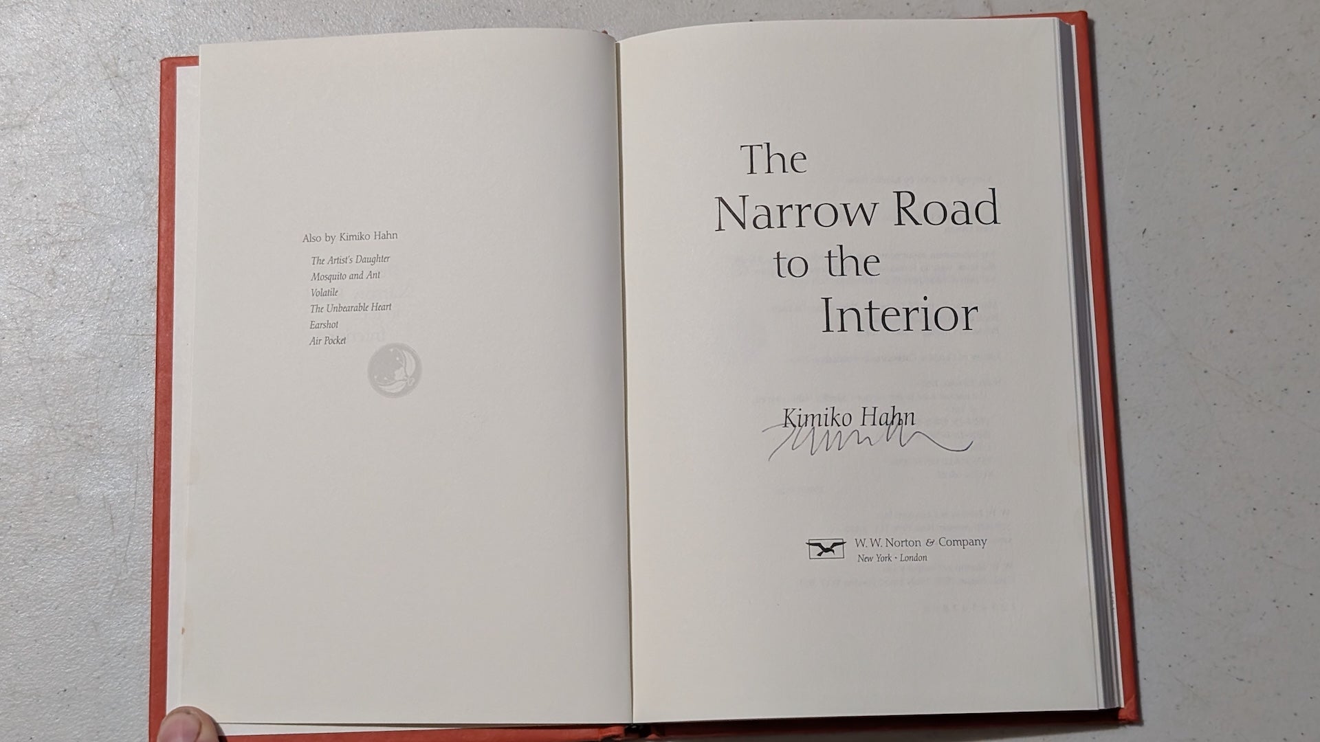 The Narrow Road to the Interior by Kimiko Hahn (Poetry, 2006)