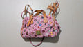 Disney Dogs (Pink) Satchel from Dooney & Bourke - 2020 Handbag (Coated Cotton, Leather Satchel, Disney Characters, Animals, Pink, Tan, Multi-color)