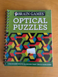 Brain Games: Optical Puzzles by Brain Games (Puzzle Book, 2013, optical puzzles, brain games, activity book, visual tricks, illusion art)