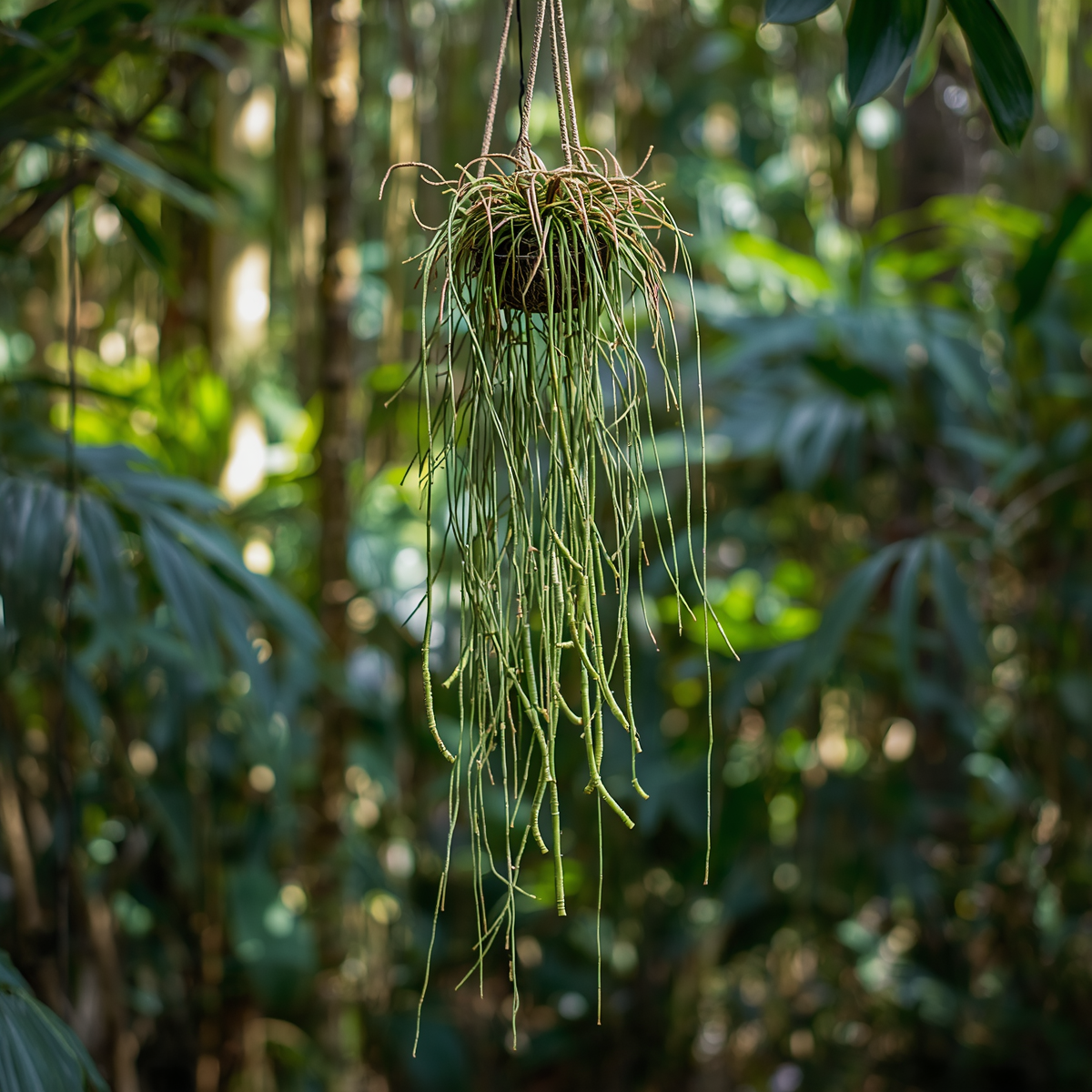 Rhipsalis Agudoensis Cuttings - 5 Orchid Cactus Cuttings - 4 Inches Each - Full Sun Indoor Plant