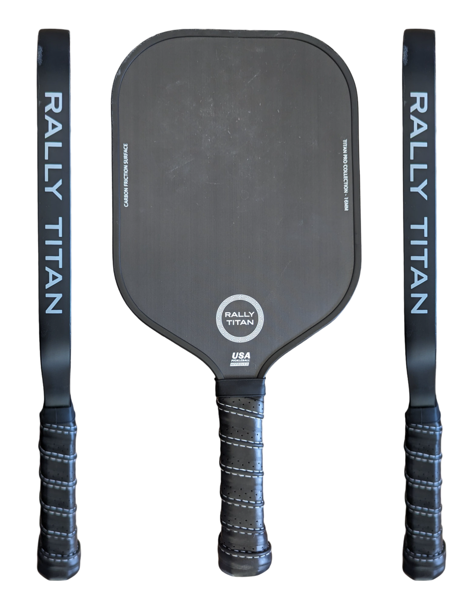 Titan Pro Control | 16MM | T700 Titan Carbon Friction Surface | Textured Surface | Black