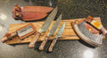 Custom Chef's Knife Set by Titan (Kitchen Set / Walnut)