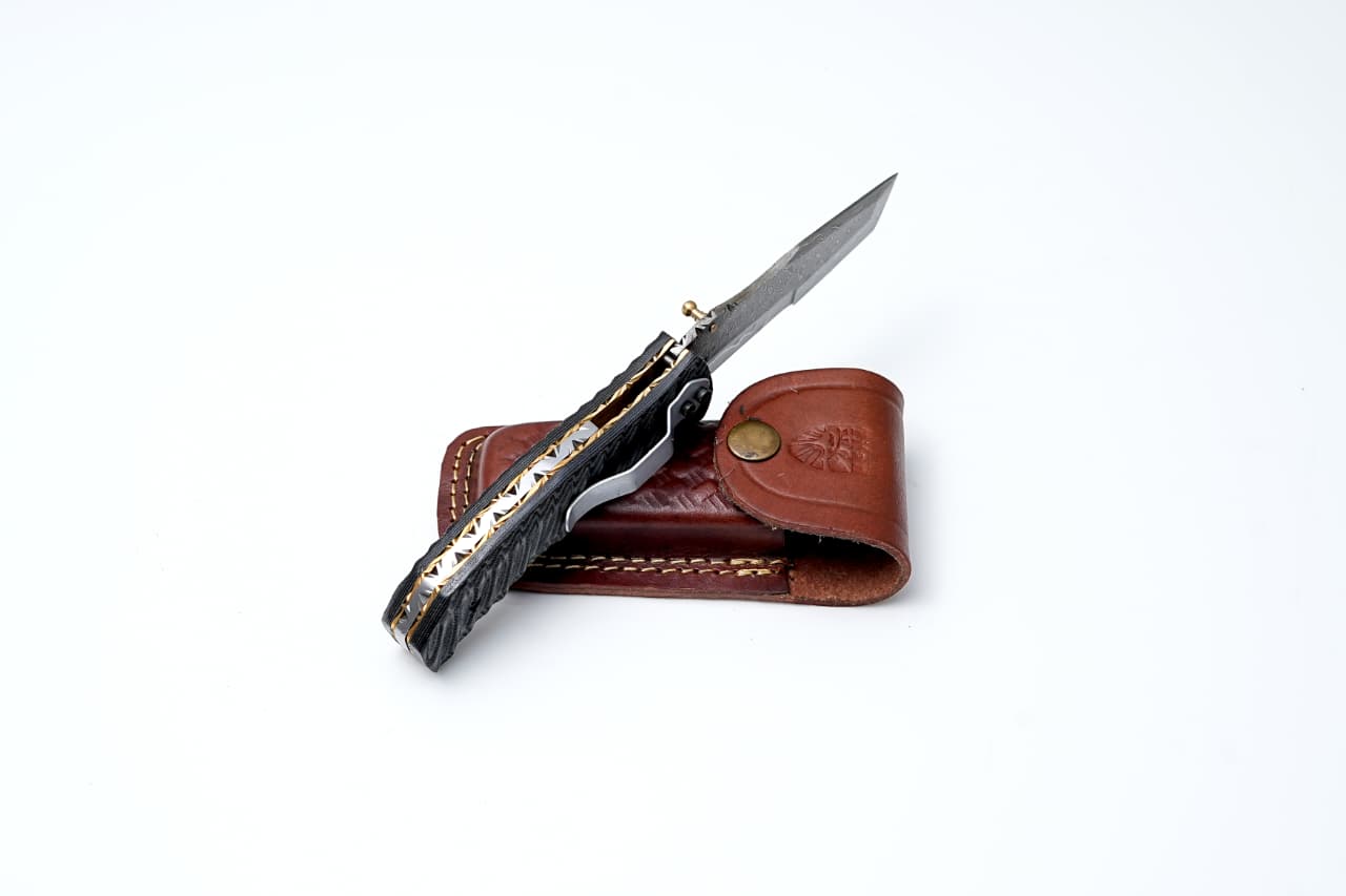 Storm Edge – Damascus Folding Blade - TF-096