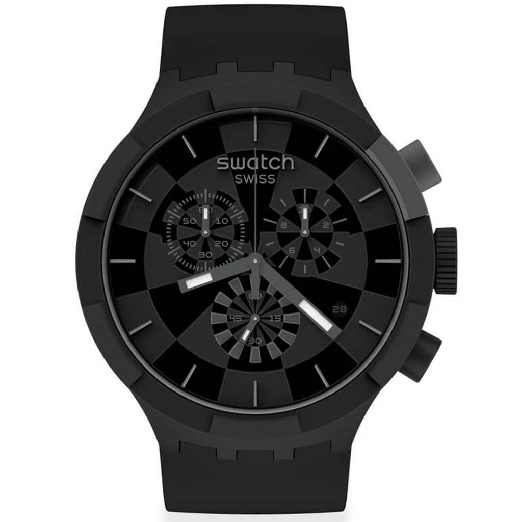 Swatch Men's Big Bold Chrono Checkpoint Black