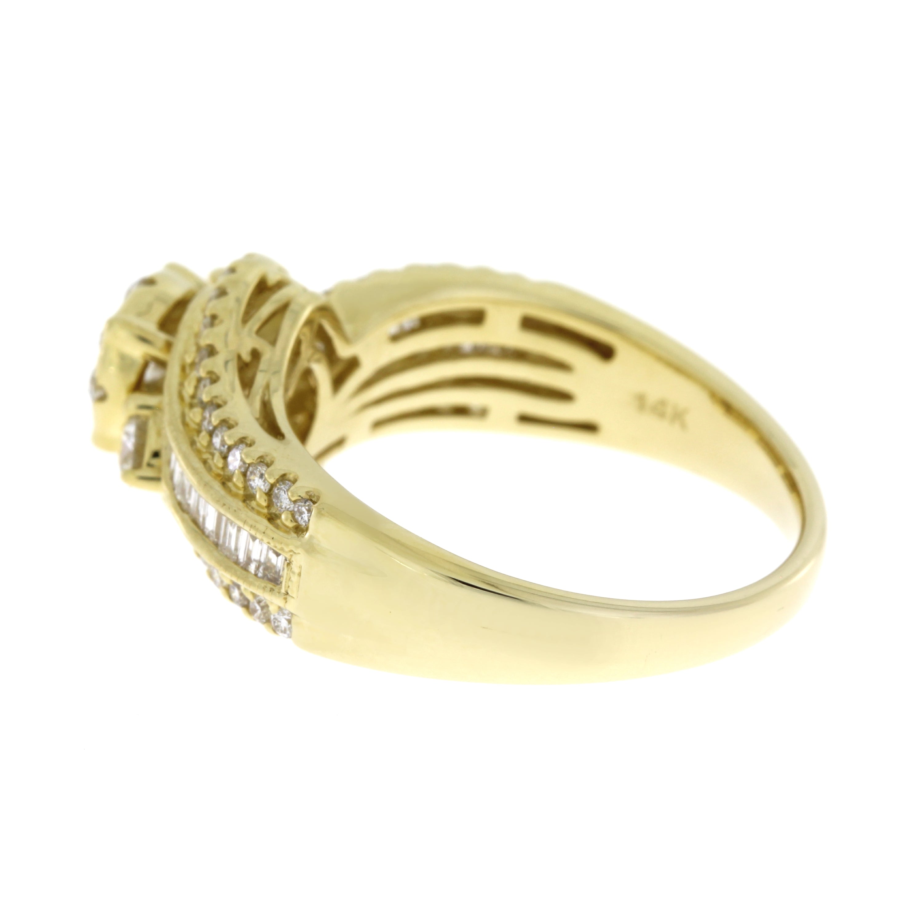 1.00ct Diamond Eng Only 14KT Yellow Gold
