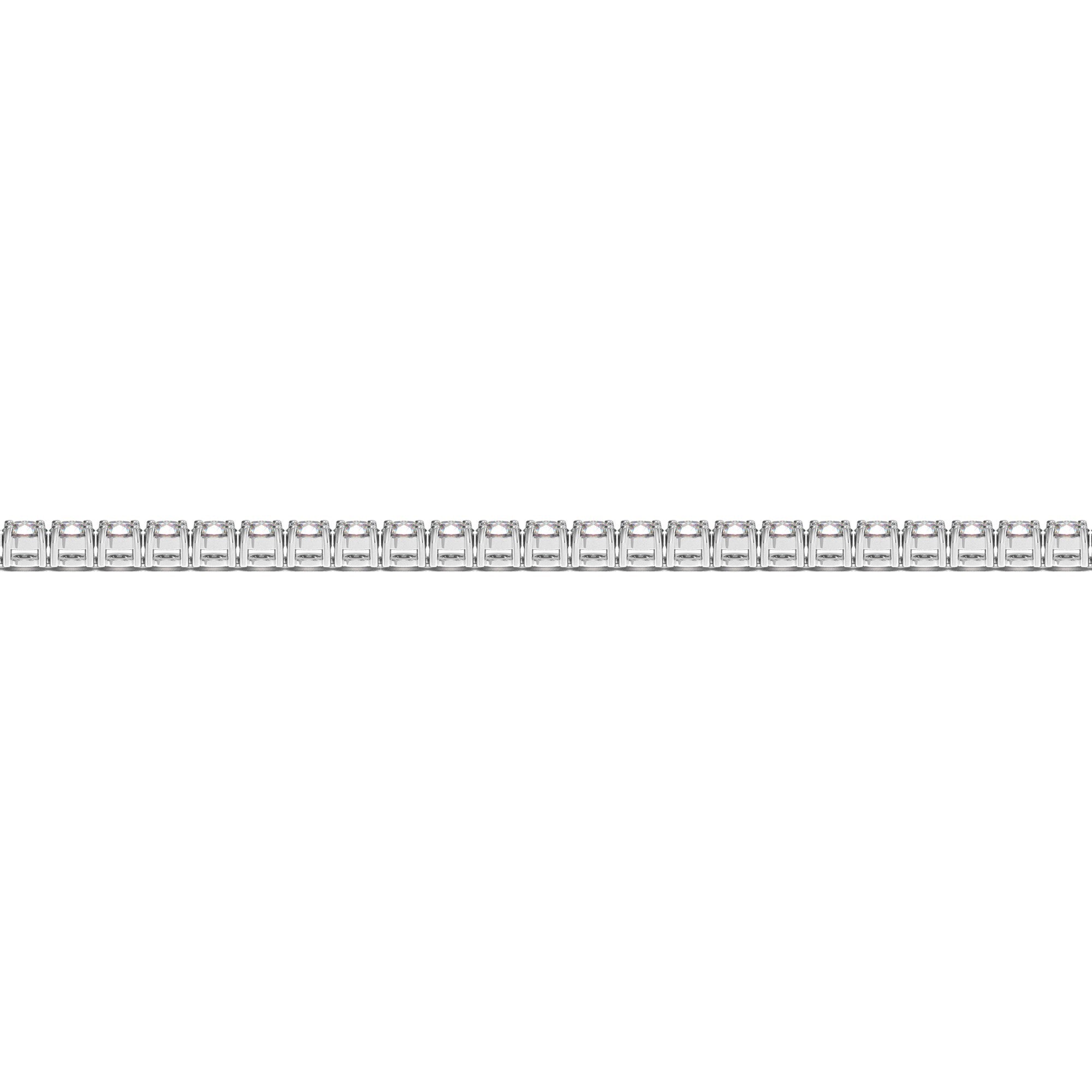Lab Grown Round Diamond Tennis Bracelet in 14k White Gold (2 cctw F/G  VS2/SI1)