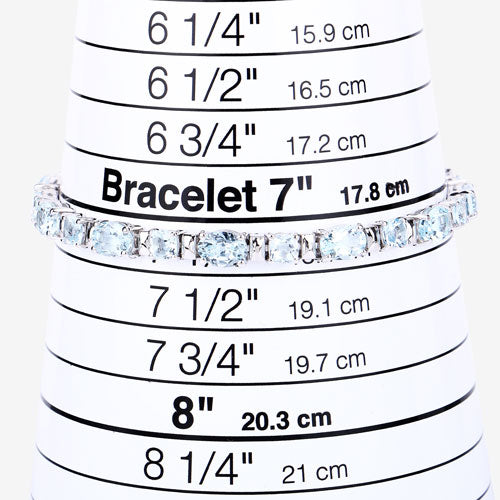 10.06 Carat Genuine Aquamarine .925 Sterling Silver Bracelet