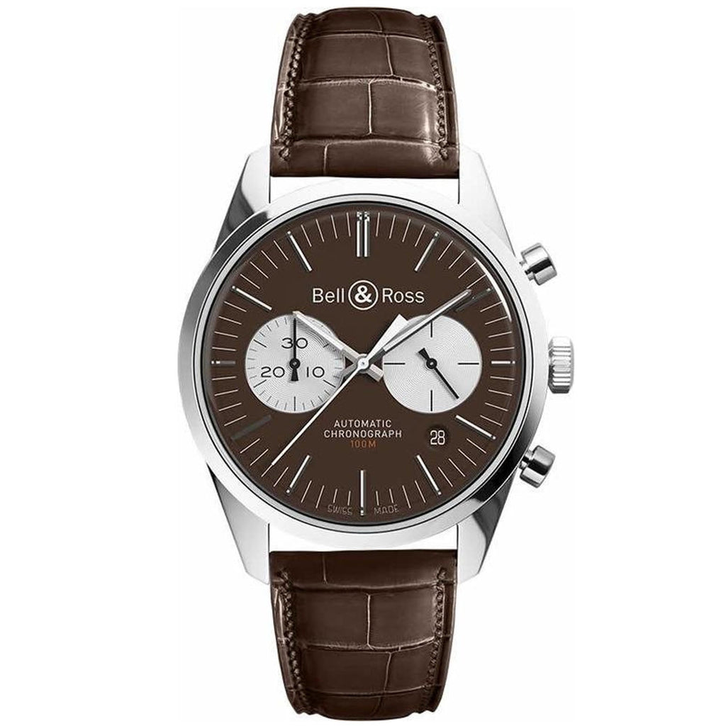 Bell & Ross Men's Officer Brown