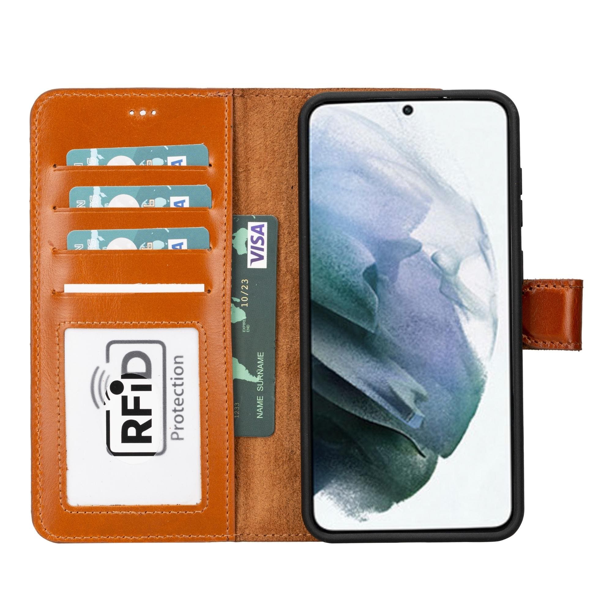 Buffalo Samsung Galaxy S23 Series Detachable Leather Wallet Case