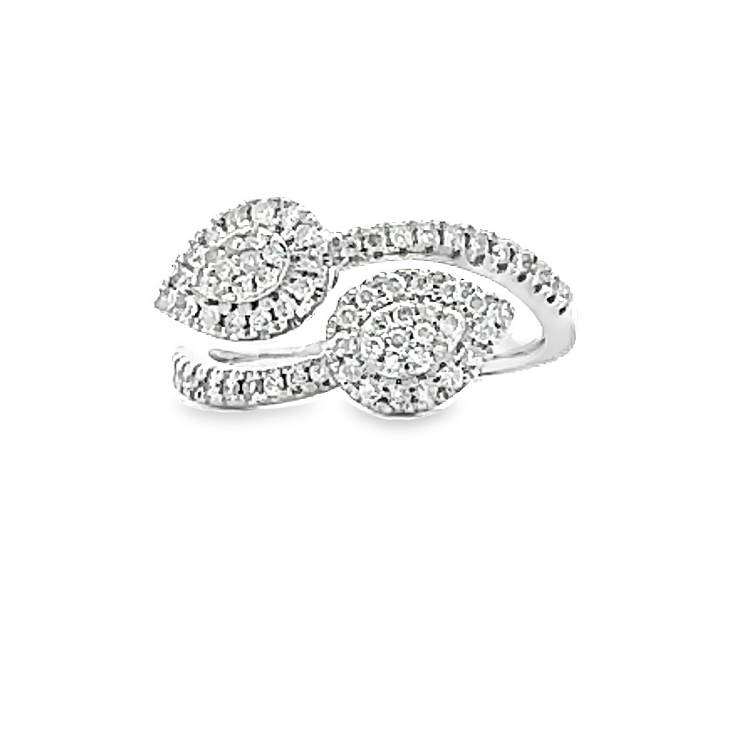 Genuine .50ct Diamond Ring 10KT White Gold