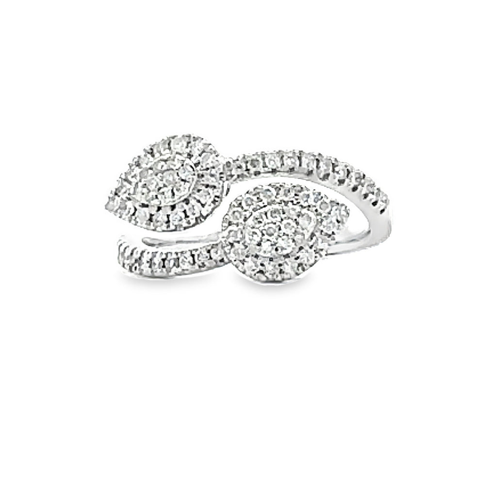 Genuine .50ct Diamond Ring 10KT White Gold