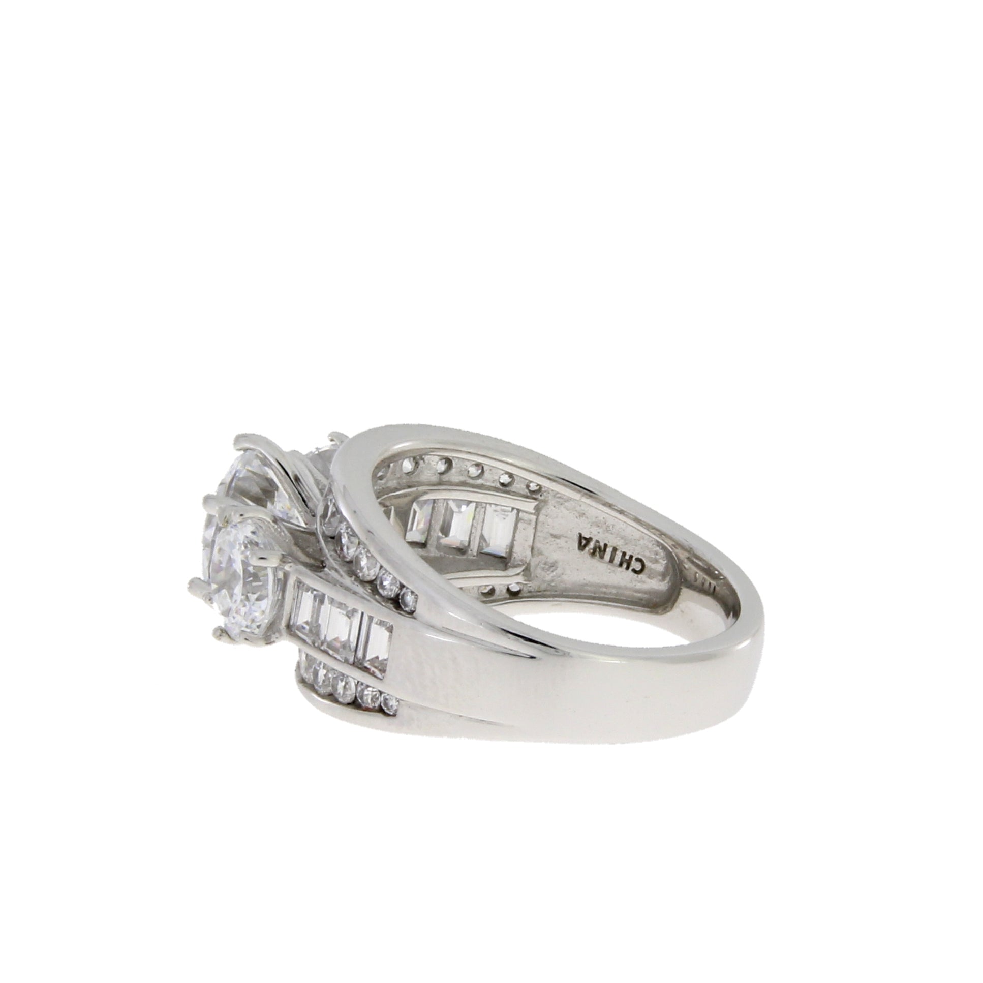 Cubic Zirconium CZ SS Bridal Sterling Silver
