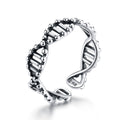 925 Sterling Silver Oxidized Ring for Women