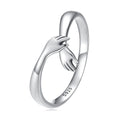 925 Sterling Silver Oxidized Ring for Women