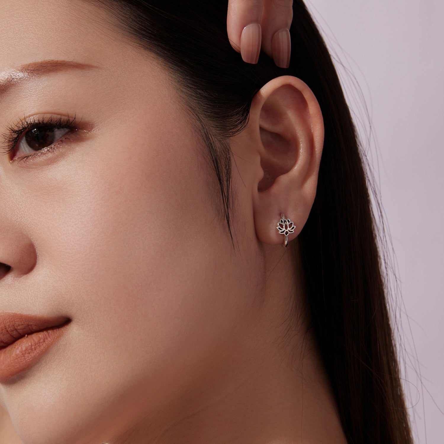 925 Sterling Silver Oxidized Silver Earrings 1.3x0.8cm for Women