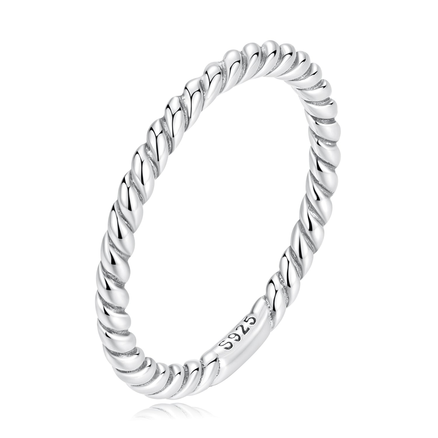 925 Sterling Silver Oxidized Ring Size 6.0 for Women