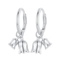 925 Sterling Silver Earrings for Women 20*10mm Oxidized Jewelry