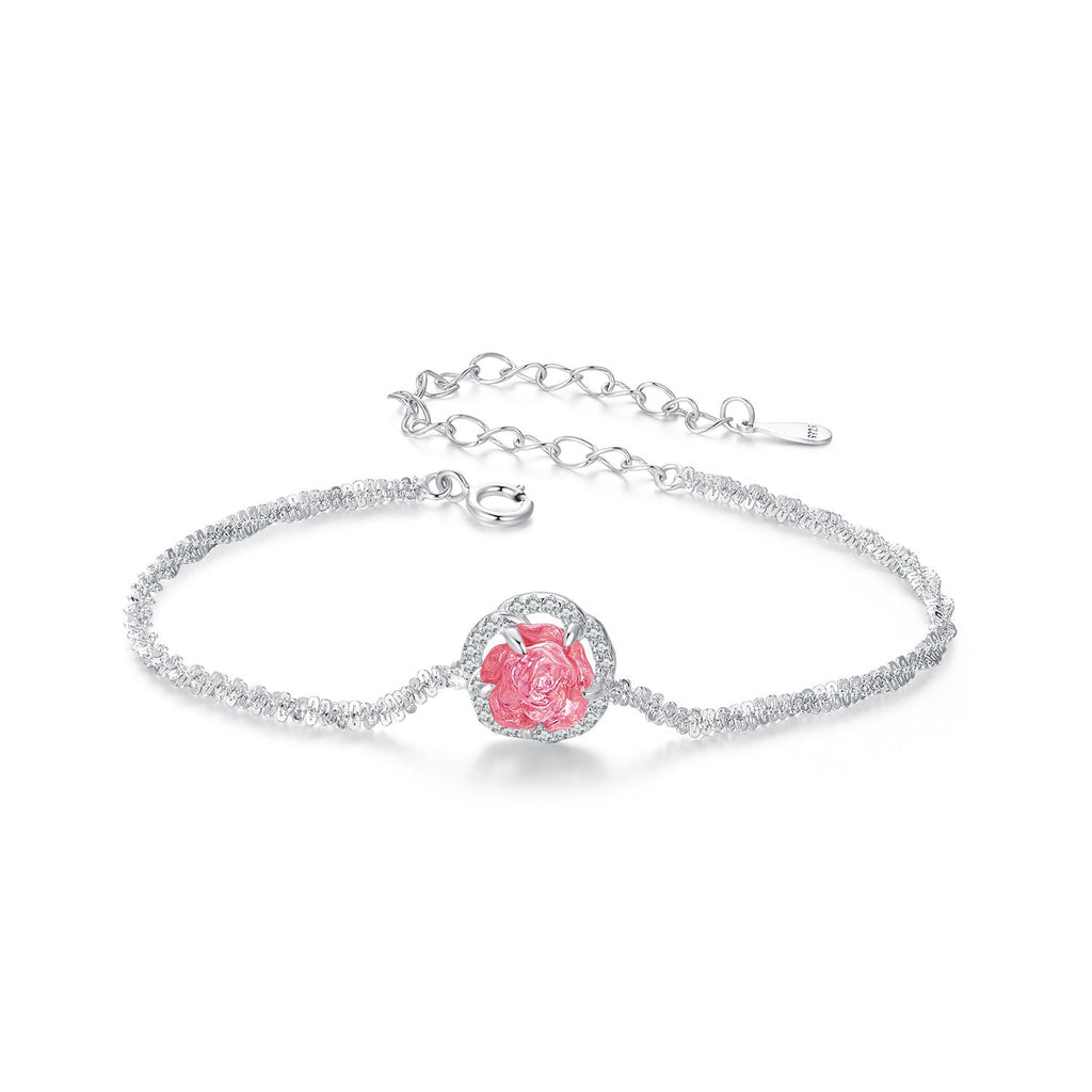 925 Sterling Silver Bracelet 150mm with CZ and Resin
