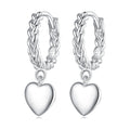 S925 Sterling Silver Earrings for Women with Platinum Plating