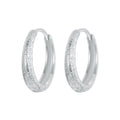 925 Sterling Silver Earrings 16*3mm with Platinum Plating for Women