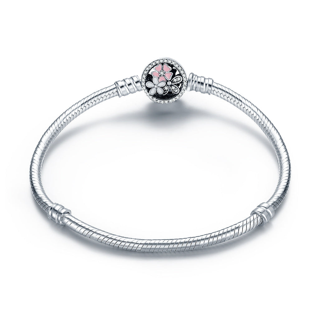 925 Sterling Silver Bracelet 18CM for Women
