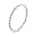 925 Sterling Silver Plated Platinum Ring Size 6.0 for Women