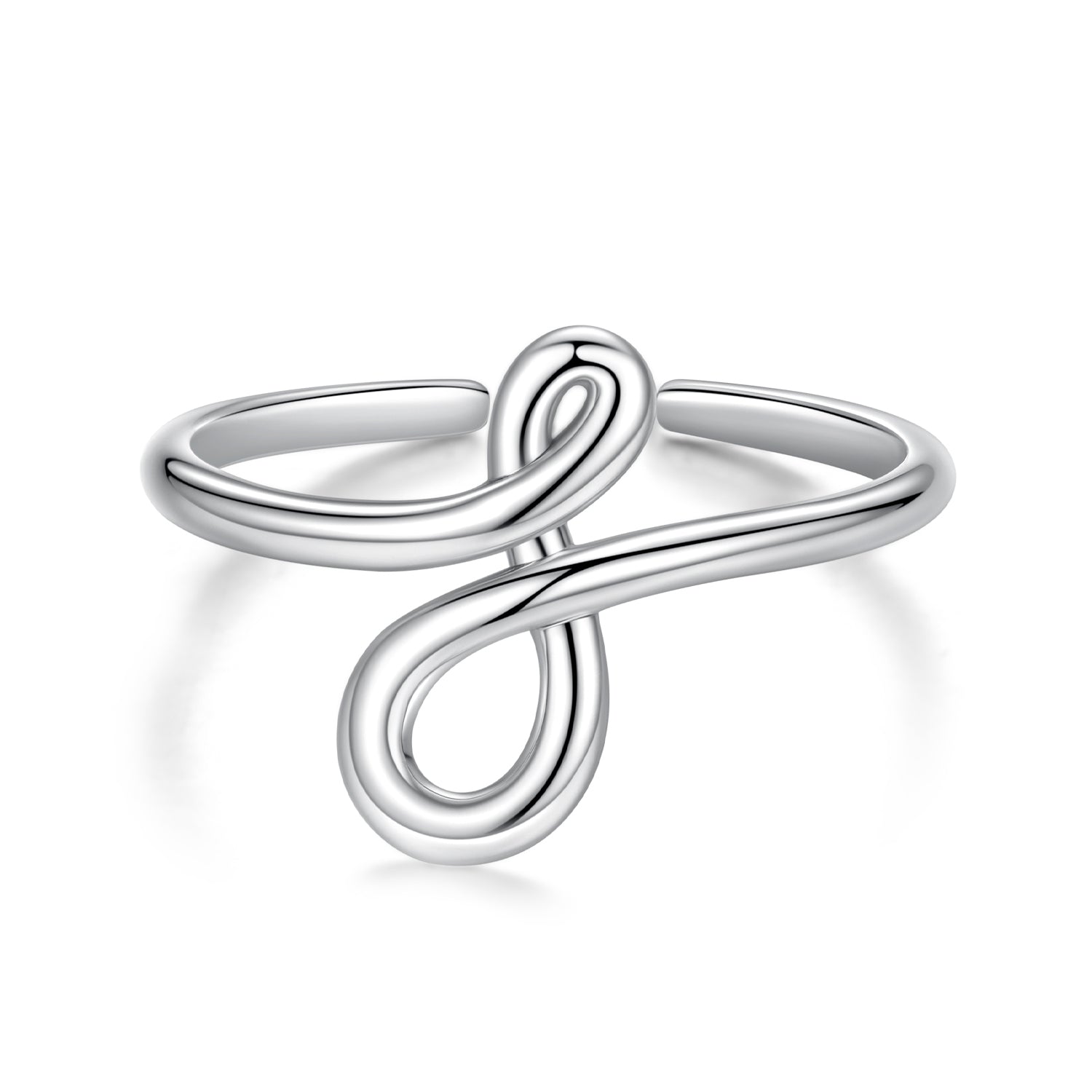 925 Sterling Silver Oxidized Silver 0.16 cm Ring