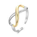 925 Sterling Silver Plated White Gold Ring for Women