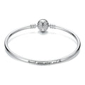 925 Sterling Silver 17.0 cm Oxidized CZ Bracelet for Women