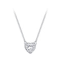 925 Sterling Silver 4mm 0.245ct Moissanite Necklace for Women
