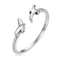 S925 Oxidized Silver 0.15cm Ring