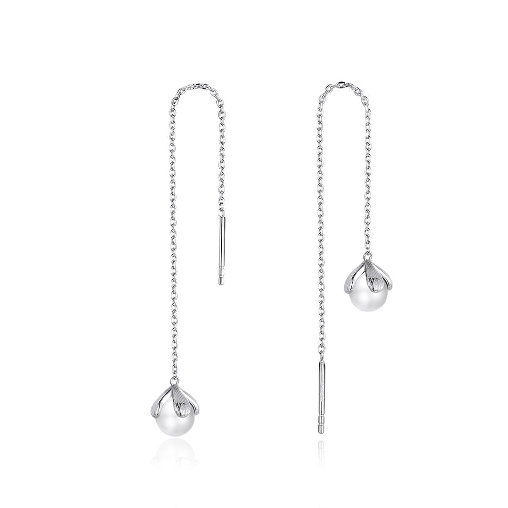925 Sterling Silver Earrings with Quality Shell Pearl
