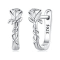925 Sterling Silver Earrings with Oxidized Finish for Women