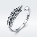 925 Sterling Silver Pavé Setting CZ Leaf Ring for Women